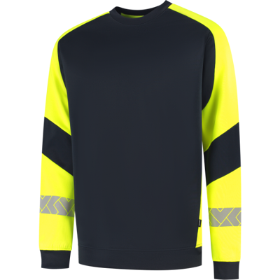 Tricorp 306101 Refleks Unisex Genser Blekk/Fluor Gul 5XL Tricorp 306101 Refleks Unisex Genser Blekk/Fluor Gul 5XL