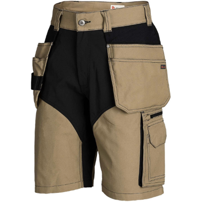 L.Brador 1053pb Heavy Arbeidsshorts Kaki/svart C50 L.Brador 1053pb Heavy Arbeidsshorts Kaki/svart C50