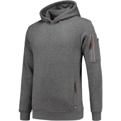 Tricorp 304001 Herre Slim Fit Hettegenser Stein Melange 3XL Tricorp 304001 Herre Slim Fit Hettegenser Stein Melange 3XL