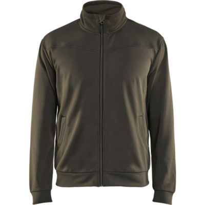 Blåkläder 33622526 Glidelås Sweatshirt Mørk oliven/svart M Blåkläder 33622526 Glidelås Sweatshirt Mørk oliven/svart M