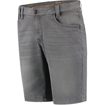 Tricorp 504010 Denim Herre Slim Fit Shorts Denim grå 33 Tricorp 504010 Denim Herre Slim Fit Shorts Denim grå 33
