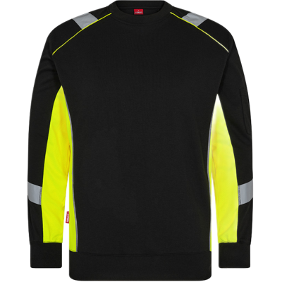 Engel Cargo 8871-257 – Refleks – Genser Svart/Hivis Gul 6XL Engel Cargo 8871-257 – Refleks – Genser Svart/Hivis Gul 6XL