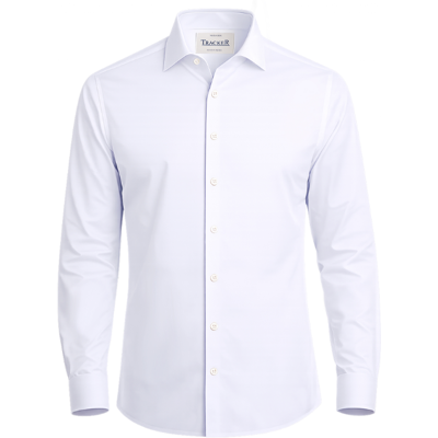 Tracker 5595 Herre Premium Wrinkle-Free Skjorte Hvit Slim L Tracker 5595 Herre Premium Wrinkle-Free Skjorte Hvit Slim L