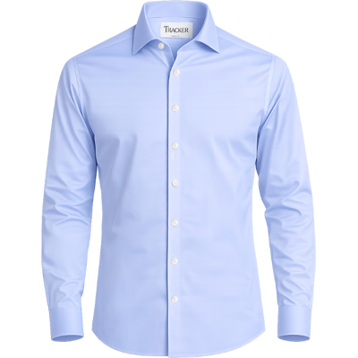 Tracker 5595 Herre Premium Wrinkle-Free Skjorte Lyseblå Slim XL Tracker 5595 Herre Premium Wrinkle-Free Skjorte Lyseblå Slim XL