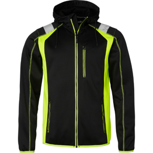 Top Swede 276 - Refleks - Hettegenser Svart/Fluorescerende Gul 3XL Top Swede 276 - Refleks - Hettegenser Svart/Fluorescerende Gul 3XL