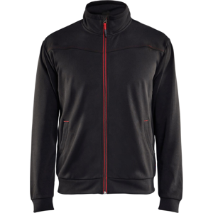 Blåkläder 33622526 Glidelås Sweatshirt Svart/Rød 3XL Blåkläder 33622526 Glidelås Sweatshirt Svart/Rød 3XL