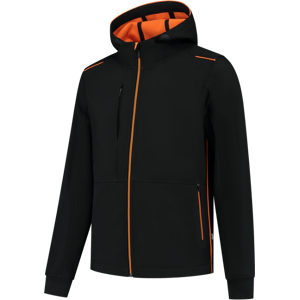 Tricorp 402705 Vindtett Unisex Softshelljakke Svart/oransje M Tricorp 402705 Vindtett Unisex Softshelljakke Svart/oransje M