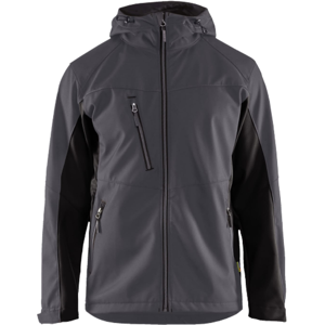 Blåkläder 47532516 Vindtett Softshelljakke Middels grå/svart 3XL Blåkläder 47532516 Vindtett Softshelljakke Middels grå/svart 3XL