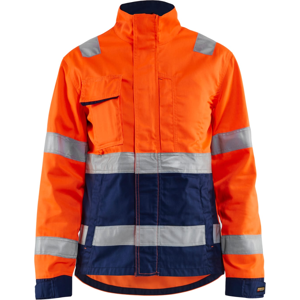 Blåkläder 49031811 Klasse 2 Jakke Hivis Oransje/Marineblå XXL Blåkläder 49031811 Klasse 2 Jakke Hivis Oransje/Marineblå XXL