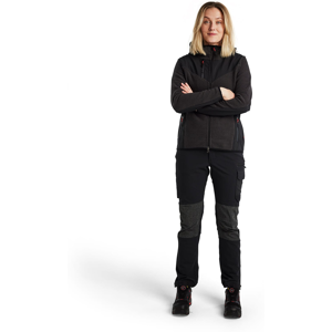 Blåkläder 59412536 Stretch Strikkejakke Mørk grå/svart XS Blåkläder 59412536 Stretch Strikkejakke Mørk grå/svart XS
