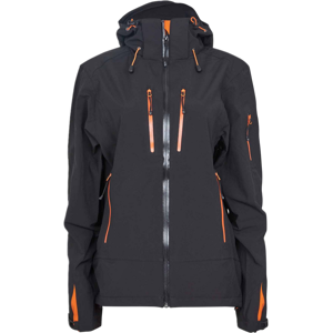 Tracker 7092 Contrast Colored Ladies Extreme Pro Skalljakke Svart/oransje L Tracker 7092 Contrast Colored Ladies Extreme Pro Skalljakke Svart/oransje L