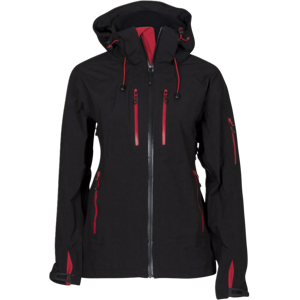 Tracker 7092 Contrast Colored Ladies Extreme Pro Skalljakke Svart/Rød S Tracker 7092 Contrast Colored Ladies Extreme Pro Skalljakke Svart/Rød S