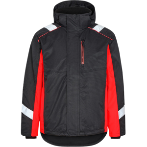 Engel Cargo - Vanntett - Vinterjakke Svart/Hivis Rød 5XL Engel Cargo - Vanntett - Vinterjakke Svart/Hivis Rød 5XL