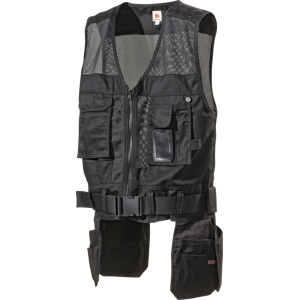 L.Brador Håndverksvest – Lett, Ventilert (800031551, Svart, 1 Stykk, Størrelse-3xl) Svart 3XL L.Brador Håndverksvest – Lett, Ventilert (800031551, Svart, 1 Stykk, Størrelse-3xl) Svart 3XL