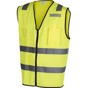 L.Brador Refleksvest – Høy Synlighet, Enkel Å Ta På (800051774, Gul, 1 Stykk, Størrelse-Xl/2xl) Gul XL/2XL L.Brador Refleksvest – Høy Synlighet, Enkel Å Ta På (800051774, Gul, 1 Stykk, Størrelse-Xl/2xl) Gul XL/2XL