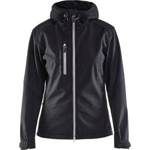 Blåkläder Softshelljakke – Fleksibel Og Vindtett ( 811504129, Svart/sølv, Dame, 1 Stykk, Størrelse- L) Svart/sølv L Blåkläder Softshelljakke – Fleksibel Og Vindtett ( 811504129, Svart/sølv, Dame, 1 Stykk, Størrelse- L) Svart/sølv L