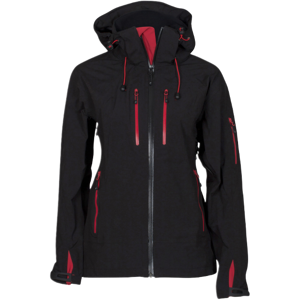 Tracker 7092 Contrast Colored Ladies Extreme Pro Skalljakke Svart/Rød L Tracker 7092 Contrast Colored Ladies Extreme Pro Skalljakke Svart/Rød L
