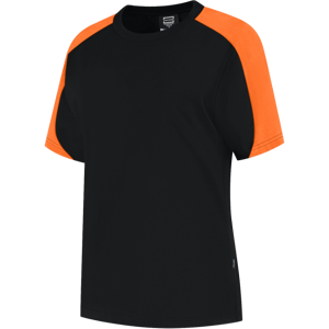 Tricorp 106109 Tofarget Dame T-Skjorte Svart/oransje XS Tricorp 106109 Tofarget Dame T-Skjorte Svart/oransje XS