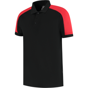 Tricorp 206106 Tofarget Unisex Pikéskjorte Svart 3XL Tricorp 206106 Tofarget Unisex Pikéskjorte Svart 3XL