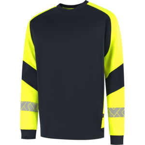 Tricorp 306101 Refleks Unisex Genser Blekk/Fluor Gul 3XL Tricorp 306101 Refleks Unisex Genser Blekk/Fluor Gul 3XL