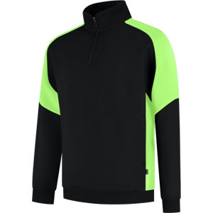 Tricorp 306111 Tofarget Unisex Genser Svart/Lime 3XL Tricorp 306111 Tofarget Unisex Genser Svart/Lime 3XL