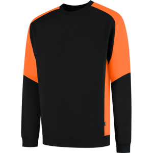 Tricorp 306112 Tofarget Unisex Genser Svart/oransje 3XL Tricorp 306112 Tofarget Unisex Genser Svart/oransje 3XL