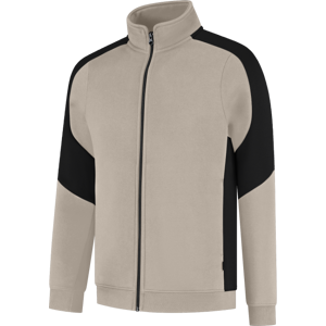 Tricorp 306122 Tofarget Dame Sweatjakke Sand/Svart XXL Tricorp 306122 Tofarget Dame Sweatjakke Sand/Svart XXL