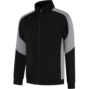 Tricorp 306122 Tofarget Dame Sweatjakke Svart/grå 3XL Tricorp 306122 Tofarget Dame Sweatjakke Svart/grå 3XL