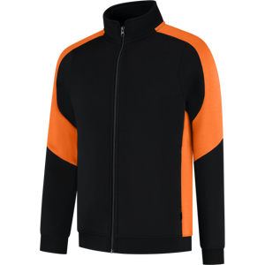 Tricorp 306122 Tofarget Dame Sweatjakke Svart/oransje 3XL Tricorp 306122 Tofarget Dame Sweatjakke Svart/oransje 3XL