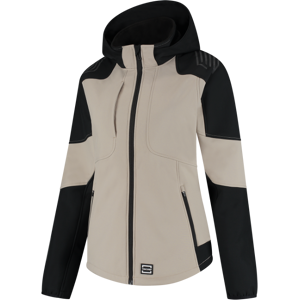 Tricorp 406119 Vindtett Dame Softshelljakke Sand/Svart XXL Tricorp 406119 Vindtett Dame Softshelljakke Sand/Svart XXL