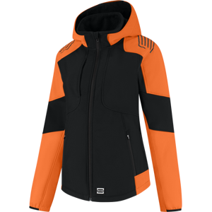 Tricorp 406119 Vindtett Dame Softshelljakke Svart/oransje XXL Tricorp 406119 Vindtett Dame Softshelljakke Svart/oransje XXL