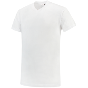 Tricorp 101007 Unisex V-Hals T-Skjorte Hvit 3XL Tricorp 101007 Unisex V-Hals T-Skjorte Hvit 3XL