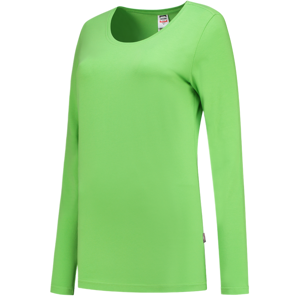 Tricorp 101010 Langermet Dame Rund Hals T-Skjorte Lime 3XL Tricorp 101010 Langermet Dame Rund Hals T-Skjorte Lime 3XL