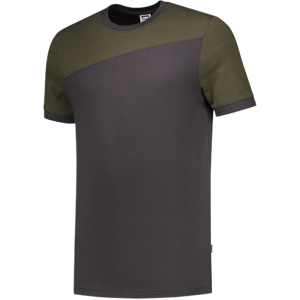 Tricorp 102006 Tofarget Unisex T-Skjorte Mørkegrå/Hær XL Tricorp 102006 Tofarget Unisex T-Skjorte Mørkegrå/Hær XL