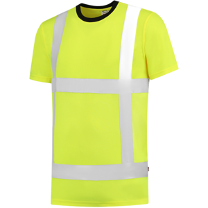 Tricorp 103005 Klasse 2 Unisex T-Skjorte Fluor gul XL Tricorp 103005 Klasse 2 Unisex T-Skjorte Fluor gul XL