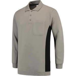 Tricorp 302001 Brystlomme Unisex Pologenser Grå/svart 3XL Tricorp 302001 Brystlomme Unisex Pologenser Grå/svart 3XL