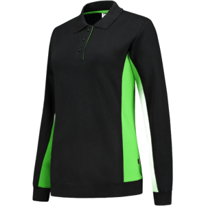 Tricorp 302002 Tofarget Dame Pologenser Svart/Lime 3XL Tricorp 302002 Tofarget Dame Pologenser Svart/Lime 3XL