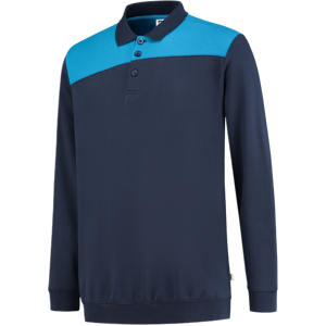 Tricorp 302004 Tofarget Unisex Pologenser Blekk/Turkis 3XL Tricorp 302004 Tofarget Unisex Pologenser Blekk/Turkis 3XL