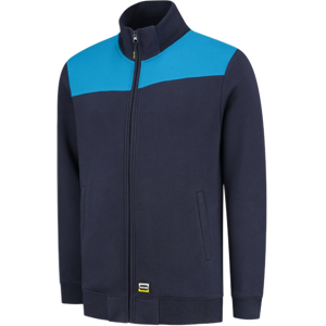 Tricorp 302014 Tofarget Unisex Sweatjakke Blekk/Turkis 3XL Tricorp 302014 Tofarget Unisex Sweatjakke Blekk/Turkis 3XL