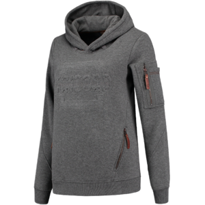 Tricorp 304007 Premium Dame Slim Fit Hettegenser Stein Melange L Tricorp 304007 Premium Dame Slim Fit Hettegenser Stein Melange L