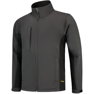 Tricorp 402002 Vindtett Unisex Softshelljakke Mørk grå/svart XL Tricorp 402002 Vindtett Unisex Softshelljakke Mørk grå/svart XL
