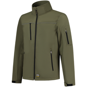 Tricorp 402006 Vindtett Unisex Softshelljakke Hæren 3XL Tricorp 402006 Vindtett Unisex Softshelljakke Hæren 3XL