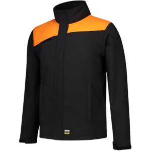Tricorp 402021 Vindtett Unisex Softshelljakke Svart/oransje XS Tricorp 402021 Vindtett Unisex Softshelljakke Svart/oransje XS