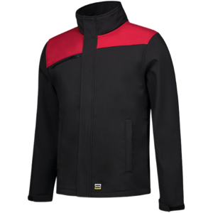 Tricorp 402021 Vindtett Unisex Softshelljakke Svart/Rød 3XL Tricorp 402021 Vindtett Unisex Softshelljakke Svart/Rød 3XL