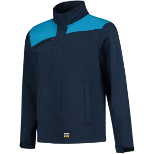 Tricorp 402021 Vindtett Unisex Softshelljakke Blekk/Turkis 5XL Tricorp 402021 Vindtett Unisex Softshelljakke Blekk/Turkis 5XL