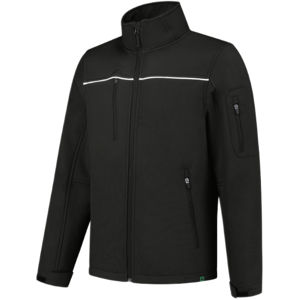 Tricorp 402701 Vindtett Unisex Softshelljakke Svart 3XL Tricorp 402701 Vindtett Unisex Softshelljakke Svart 3XL