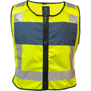Texstar Vv03 Vk Refleksvest Kort Gul/blå 2XL/3XL Texstar Vv03 Vk Refleksvest Kort Gul/blå 2XL/3XL