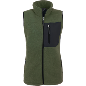 Texstar Wv85 Pile Fleecevest Grønn/svart XS Texstar Wv85 Pile Fleecevest Grønn/svart XS