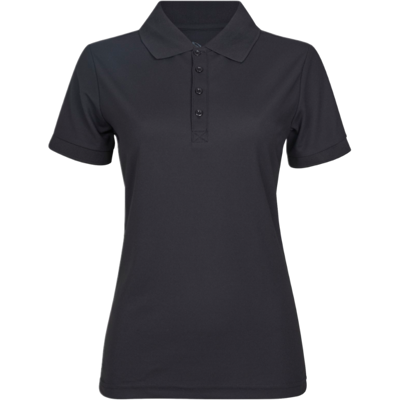 Tracker 2112 Lady Cool Dry Sport Pikéskjorte Svart 2XL Tracker 2112 Lady Cool Dry Sport Pikéskjorte Svart 2XL