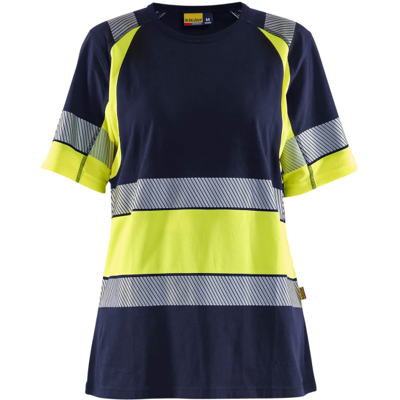 Blåkläder 34101030 Klasse 1 T-Skjorte Marineblå/Hivis Gul XS Blåkläder 34101030 Klasse 1 T-Skjorte Marineblå/Hivis Gul XS